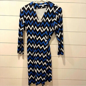 Diane Von Furstenberg Classic Wrap Dress Womens Size 8